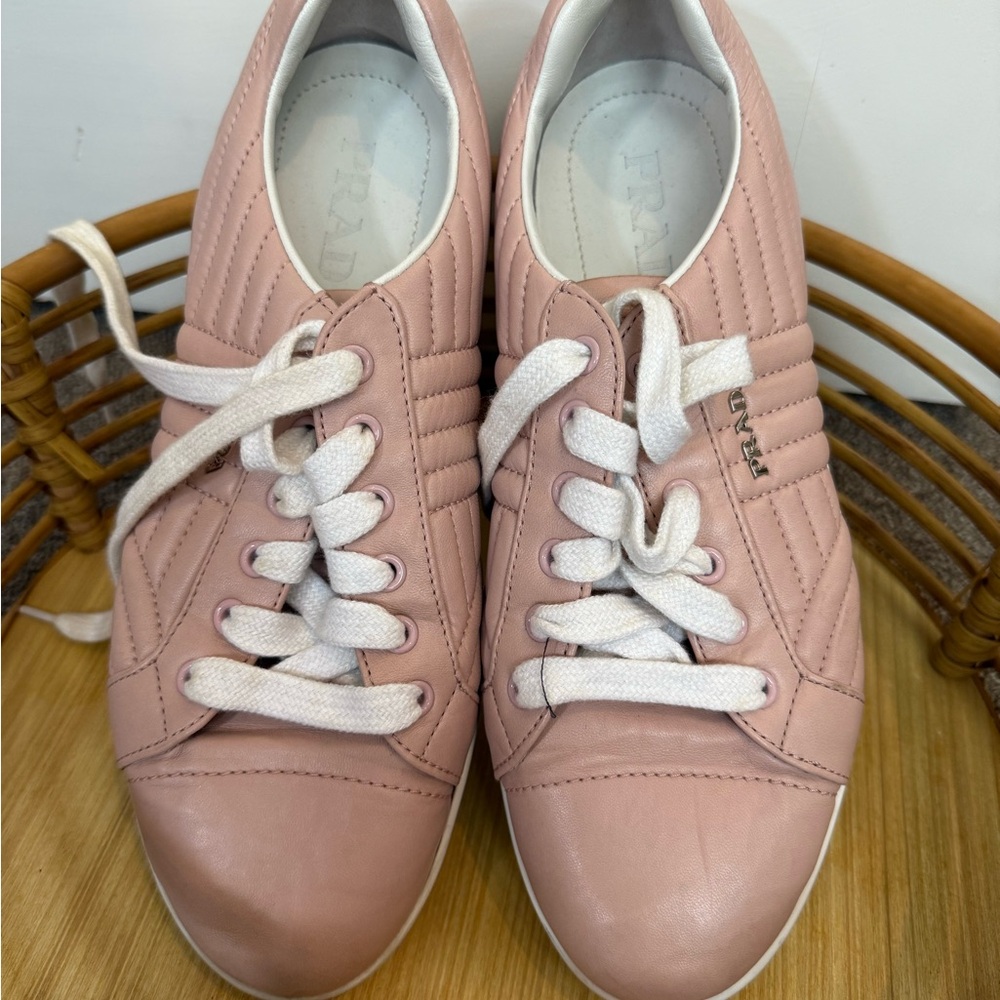 Prada Women's Pink Sneakers